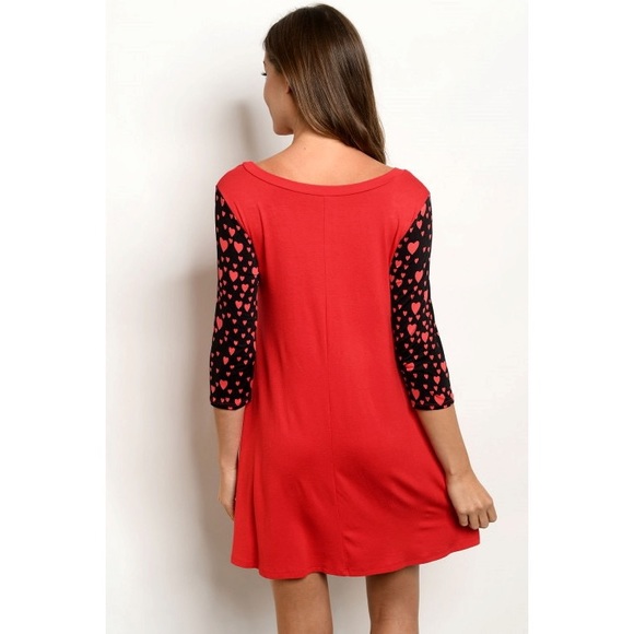Valentines Red Heart Dress - Picture 3 of 4